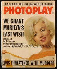 4p244 PHOTOPLAY magazine February 1963 Marilyn Monroe nude photos presented for the first time!