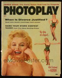 4p243 PHOTOPLAY magazine October 1956 sexy Marilyn Monroe, The Woman and The Legend!