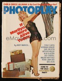 4p245 PHOTOPLAY magazine September 1975 If Marilyn Monroe Were Alive Today, sexy images!
