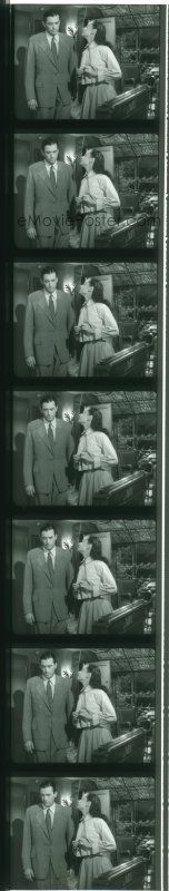 4p556 ROMAN HOLIDAY 1.5x7.25 film strip section '53 c/u scene with Audrey Hepburn & Gregory Peck!