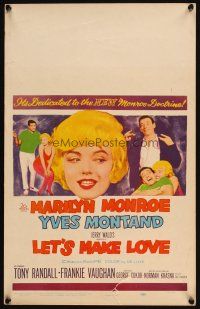 4p101 LET'S MAKE LOVE WC '60 three images of super sexy Marilyn Monroe & Yves Montand!