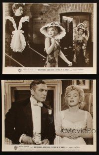 4p139 PRINCE & THE SHOWGIRL 4 7.75x10.25 stills '57 sexy Marilyn Monroe & Laurence Olivier!