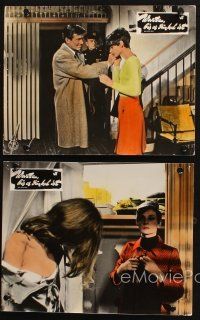 4p569 WAIT UNTIL DARK set of 8 German LCs '67 blind Audrey Hepburn is terrorized by Alan Arkin!