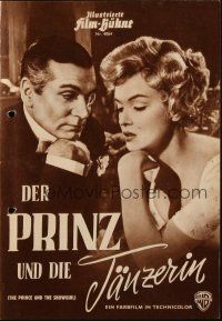 4p192 PRINCE & THE SHOWGIRL Film-Buhne German program '57 Olivier & sexy Marilyn Monroe, different!