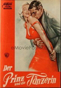 4p191 PRINCE & THE SHOWGIRL Das Neue German program '57 Olivier & sexy Marilyn Monroe, different!