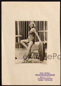 4p161 MARILYN MONROE 6 German 2.75x4.25 news photos '50s incredible photos including skirt blowing!