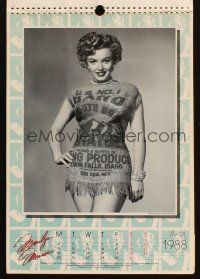 4p097 MARILYN MONROE wall calendar '88 great images of the legendary sex symbol!