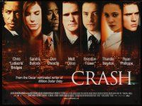 4r722 CRASH DS British quad '05 Don Cheadle, Sandra Bullock, Matt Dillon!
