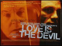 4r760 LOVE IS THE DEVIL British quad '98 Derek Jacobi as gay British artist Francis Bacon!