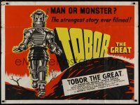 4r830 TOBOR THE GREAT British quad '54 different image of man-made funky robot w/ human emotions!