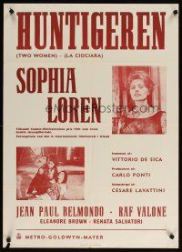 4r420 TWO WOMEN Danish '61 De Sica's La Ciociara, different images of sexy Sophia Loren!