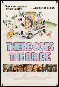 4r682 THERE GOES THE BRIDE English 1sh '80 Tom Smothers, Twiggy, Martin Balsam, Sylvia Sims!