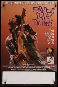 4r693 SIGN 'O' THE TIMES English double crown '87 rock and roll concert, great image of Prince!