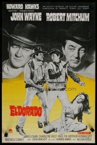 4r163 EL DORADO Finnish '66 John Wayne, Robert Mitchum, Howard Hawks directed!