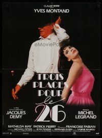 4r618 THREE PLACES FOR THE 26th French 23x32 '88 Yves Montand, Mathilday May, Jacques Demy!