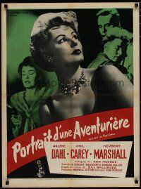 4r627 WICKED AS THEY COME French 23x32 '56 different images of pretty Arlene Dahl!