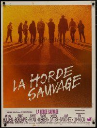 4r628 WILD BUNCH French 23x32 '69 Sam Peckinpah aging cowboy classic, William Holden & gang!