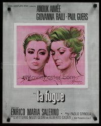 4r657 LA FUGA French 15x21 '66 Paola Spinola directed Italian lesbian sex drama, Giovanna Ralli