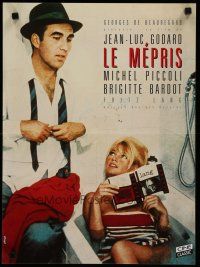 4r660 LE MEPRIS French 15x21 R00s Jean-Luc Godard, super sexy Brigitte Bardot!