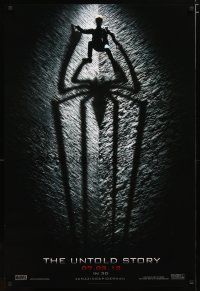 4s031 AMAZING SPIDER-MAN teaser DS 1sh '12 shadowy image of Andrew Garfield!