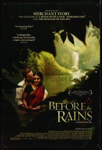4s070 BEFORE THE RAINS DS 1sh '08 Linus Roache, Rahul Bose, passion has its price!