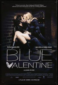 4s099 BLUE VALENTINE 1sh '10 Michelle Williams, Ryan Gosling, a love story!