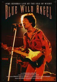 4s100 BLUE WILD ANGEL 1sh '02 Jimi Hendrix live at the Isle Of Wight, rock 'n' roll!