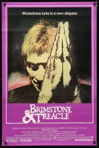 4s113 BRIMSTONE & TREACLE 1sh '82 Richard Loncraine directed thriller, art of Sting!