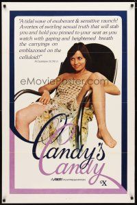4s127 CANDICE CANDY 1sh '76 Sylvia Bourdon, x-rated, Al Goldstein loved it, Candy's Candy!