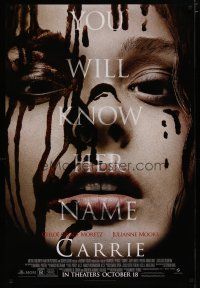 4s132 CARRIE advance DS 1sh '13 cool image of bloody Chloe Grace Moretz in the title role!