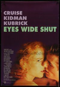 4s235 EYES WIDE SHUT 1sh '99 Stanley Kubrick, c/u of Tom Cruise & Nicole Kidman!