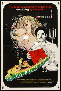 4s238 FASCINATION 1sh '80 Ron Jeremy, x-rated, sexploitation, sexy artwork!