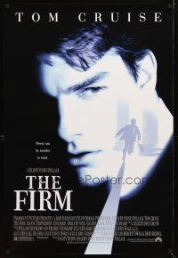 4s252 FIRM 1sh '93 image of Tom Cruise on the run, Sydney Pollack directed, lawyers!