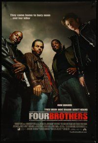 4s264 FOUR BROTHERS int'l DS 1sh '05 Mark Wahlberg, Tyrese Gibson, John Singleton, Terrence Howard!