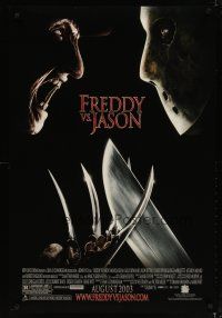 4s268 FREDDY VS JASON advance DS 1sh '03 cool image of horror icons, the ultimate battle!