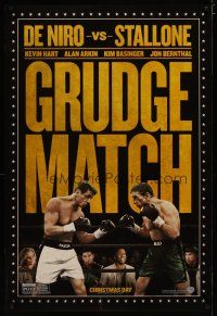 4s325 GRUDGE MATCH teaser DS 1sh '13 Robert De Niro & Sylvester Stallone in boxing ring!