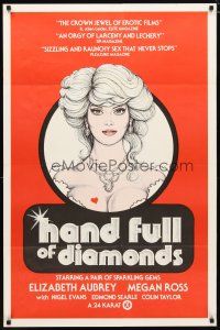 4s328 SEX THIEF 1sh R1970s Elizabeth Aubrey & Megan Ross, Hand Full of Diamonds