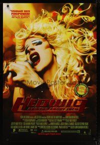 4s352 HEDWIG & THE ANGRY INCH foil DS 1sh '01 transsexual punk rocker John Cameron Mitchell!