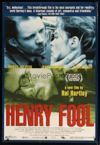 4s356 HENRY FOOL 1sh '99 Hal Hartley, cool images of Thomas Jay Ryan, sexy Parker Posey!
