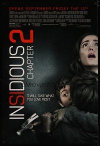 4s394 INSIDIOUS: CHAPTER 2 advance DS 1sh '13 Patrick Wilson, it will take what you love most!