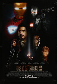 4s401 IRON MAN 2 advance DS 1sh '10 Marvel, Downey Jr, Cheadle, Johansson, Gwyneth Paltrow!