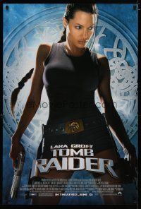 4s436 LARA CROFT TOMB RAIDER advance DS 1sh '01 sexy Angelina Jolie, from popular video game!