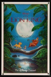 4s454 LION KING tv poster R1996 classic Disney cartoon set in Africa, Timon & Pumbaa!