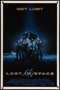 4s470 LOST IN SPACE advance 1sh '98 William Hurt, Matt LeBlanc, Heather Graham, Gary Oldman!