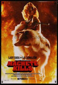 4s472 MACHETE KILLS teaser DS 1sh '13 image of sexy Lady Gaga as La Camaleon!