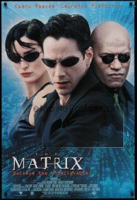 4s484 MATRIX int'l 1sh '99 Keanu Reeves, Carrie-Anne Moss, Laurence Fishburne, Wachowski Bros!