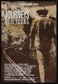 4s524 NEIL YOUNG JOURNEYS DS 1sh '12 Jonathan Demme music documentary!