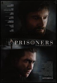 4s589 PRISONERS advance DS 1sh '13 image of Hugh Jackman & Jake Gyllenhaal!
