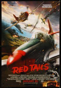 4s609 RED TAILS style A advance DS 1sh '12 Cuba Gooding Jr & Terence Howard as WWII fighter pilots!