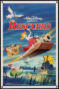 4s610 RESCUERS 1sh R83 Disney mouse mystery adventure cartoon from the depths of Devil's Bayou!